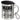 Mama – kostenloser Service in allen Fällen – Edelstahlbecher 400 ml – Silber – Mit Deckel und Karabiner – Ansicht 1 #farbe_silber
