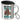 Anti-Stress Tasse fürs Häkeln – Edelstahlbecher 400 ml – Silber – Mit Deckel und Karabiner – Ansicht 1 #farbe_silber