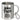 Bonus-Papa – nicht in meiner DNA, aber in meinem Herzen – Edelstahlbecher 400 ml – Silber – Mit Karabiner – Ansicht 1 #farbe_silber