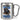 Anti-Stress Tasse für Papas – Karabinerbecher 330 ml – Silber/Silber – Ohne Deckel – Ansicht 1 #farbe_silber-silber