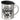 Endlich Schulkind – personalisiert – Edelstahlbecher 400 ml – Silber – Mit Deckel – Ansicht 1 #farbe_silber