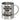 Ich bin Feuerwehrmann, was ist deine Superkraft? – Edelstahlbecher 400 ml – Silber – Ohne Deckel und Karabiner – Ansicht 1 #farbe_silber
