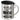 Du bist ja auch eher der Montag unter den Menschen – Edelstahlbecher 400 ml – Silber – Mit Deckel – Ansicht 1 #farbe_silber