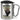 Anti-Stress Tasse für den Bräutigam – Karabinerbecher 330 ml – Silber/Silber – Mit Deckel – Ansicht 1 #farbe_silber-silber