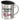 Durchhalten – später gibt es Wein – Edelstahlbecher 400 ml – Silber – Mit Deckel – Ansicht 1 #farbe_silber