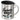 Angelmodus aktiviert – Edelstahlbecher 400 ml – Silber – Mit Deckel – Ansicht 1 #farbe_silber