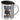 Anti-Stress Tasse für Bergsteiger – Edelstahlbecher 400 ml – Silber – Mit Deckel – Ansicht 1 #farbe_silber