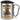 Anti-Stress Tasse für Erzieher – Karabinerbecher 330 ml – Silber/Silber – Mit Deckel – Ansicht 1 #farbe_silber-silber