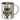 Traue keinem Chef, der heute noch keinen Kaffee hatte – Edelstahlbecher 400 ml – Silber – Ohne Deckel und Karabiner – Ansicht 1 #farbe_silber