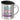 Der Zufall machte uns zu Kolleginnen, Spaß und Lachen zu Freundinnen – Edelstahlbecher 400 ml – Silber – Mit Deckel – Ansicht 1 #farbe_silber