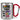 Love knows no gender, color or age – Karabinerbecher 330 ml – Silber/Rot – Ohne Deckel – Ansicht 1 #farbe_silber-rot