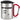 Are you drunk? – Karabinerbecher 330 ml – Silber/Rot – Mit Deckel – Ansicht 1 #farbe_silber-rot