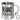 Du kannst. Ende der Geschichte. – Edelstahlbecher 400 ml – Silber – Mit Karabiner – Ansicht 1 #farbe_silber
