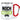 Nur noch ein Match – Karabinerbecher 330 ml – Weiß/Rot – Ohne Deckel – Ansicht 1 #farbe_weiss-rot