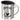 Espresso Patronum – Edelstahlbecher 400 ml – Silber – Mit Deckel – Ansicht 1 #farbe_silber