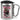Anti-Stress Tasse für Fußballmamas – Karabinerbecher 330 ml – Silber/Silber – Mit Deckel – Ansicht 1 #farbe_silber-silber