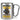 Anti-Stress Tasse für Azubis – Karabinerbecher 330 ml – Silber/Silber – Ohne Deckel – Ansicht 1 #farbe_silber-silber