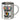 Ich bin das Regenbogenschaf der Familie – Edelstahlbecher 400 ml – Silber – Ohne Deckel und Karabiner – Ansicht 1 #farbe_silber