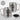 Es gibt so viele Mamas auf der Welt und ich hab die Beste – Karabinerbecher 330 ml – Silber/Silber – Mit Deckel – Ansicht 3 #farbe_silber-silber