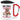 Anti-Stress Tasse für Hebammen – Karabinerbecher 330 ml – Weiß/Rot – Mit Deckel – Ansicht 1 #farbe_weiss-rot