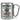 Anti-Stress Tasse für Optiker – Karabinerbecher 330 ml – Silber/Silber – Ohne Deckel – Ansicht 1 #farbe_silber-silber