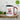 Glühschweinchen – Karabinerbecher 330 ml – Weiß/Rot – Mit Deckel – Ansicht 6 #farbe_weiss-rot