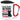 Lass mich in Ruhe – heute rede ich nur mit meiner Katze – Karabinerbecher 330 ml – Weiß/Rot – Mit Deckel – Ansicht 1 #farbe_weiss-rot