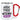 Hokus Pokus, Mittelfinger-Modus – Karabinerbecher 330 ml – Weiß/Rot – Ohne Deckel – Ansicht 1 #farbe_weiss-rot