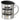 Ich bin Vogelmama, was ist deine Superkraft? – Edelstahlbecher 400 ml – Silber – Mit Deckel – Ansicht 1 #farbe_silber