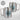 Lieblings-Neffe – Karabinerbecher 330 ml – Silber/Silber – Ohne Deckel – Ansicht 3 #farbe_silber-silber