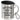 Best Father – Whiskey-Design – Edelstahlbecher 400 ml – Silber – Mit Deckel und Karabiner – Ansicht 1 #farbe_silber