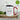 Ich hasse Menschen – Flowers – Karabinerbecher 330 ml – Weiß/Rot – Mit Deckel – Ansicht 6 #farbe_weiss-rot