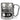Urlaubsmodus an – Karabinerbecher 330 ml – Silber/Silber – Ohne Deckel – Ansicht 1 #farbe_silber-silber