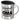 Ruhestand – ich bin jetzt Oma in Vollzeit – Edelstahlbecher 400 ml – Silber – Mit Deckel – Ansicht 1 #farbe_silber