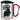 Das schwarze Schaf der Familie – Karabinerbecher 330 ml – Silber/Rot – Mit Deckel – Ansicht 1 #farbe_silber-rot