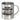 Ich bin Volleyballerin, was ist deine Superkraft? – Edelstahlbecher 400 ml – Silber – Ohne Deckel und Karabiner – Ansicht 1 #farbe_silber
