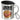 Leberkäs-Ultras – Edelstahlbecher 400 ml – Silber – Mit Deckel und Karabiner – Ansicht 1 #farbe_silber