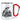 Fisch-Flüsterer – Karabinerbecher 330 ml – Weiß/Rot – Ohne Deckel – Ansicht 1 #farbe_weiss-rot