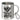 Glück ist, einen Schwager wie dich zu haben! – Edelstahlbecher 400 ml – Silber – Mit Karabiner – Ansicht 1 #farbe_silber