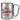 Lieblings-Trainerin – Karabinerbecher 330 ml – Silber/Silber – Ohne Deckel – Ansicht 1 #farbe_silber-silber