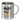 Ich arbeite hart, damit mein Hund sein Luxusleben genießen kann – Edelstahlbecher 400 ml – Silber – Ohne Deckel und Karabiner – Ansicht 1 #farbe_silber