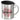 Lieblings-Nachbarin – Edelstahlbecher 400 ml – Silber – Mit Deckel – Ansicht 1 #farbe_silber