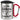 Ich trinke Glühwein nur an Tagen mit G und mittwochs – Karabinerbecher 330 ml – Silber/Rot – Mit Deckel – Ansicht 1 #farbe_silber-rot