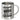 Ich brauch keinen Therapeuten, ich brauche einen Glühweinstand – Edelstahlbecher 400 ml – Silber – Ohne Deckel und Karabiner – Ansicht 1 #farbe_silber