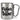 Partner in Wine – Karabinerbecher 330 ml – Silber/Silber – Ohne Deckel – Ansicht 1 #farbe_silber-silber