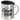 Glühwein-Crew – Edelstahlbecher 400 ml – Silber – Mit Deckel – Ansicht 1 #farbe_silber