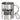 Glühwein-Lover – Edelstahlbecher 400 ml – Silber – Mit Karabiner – Ansicht 1 #farbe_silber