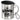 Glühweinfee Prinzessin – Edelstahlbecher 400 ml – Silber – Mit Deckel und Karabiner – Ansicht 1 #farbe_silber