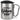 Mein Bluttyp: Glühwein positiv – Karabinerbecher 330 ml – Silber/Silber – Mit Deckel – Ansicht 1 #farbe_silber-silber