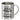 Nach dem dritten Glühwein sing ich Weihnachtslieder rückwärts – Edelstahlbecher 400 ml – Silber – Ohne Deckel und Karabiner – Ansicht 1 #farbe_silber